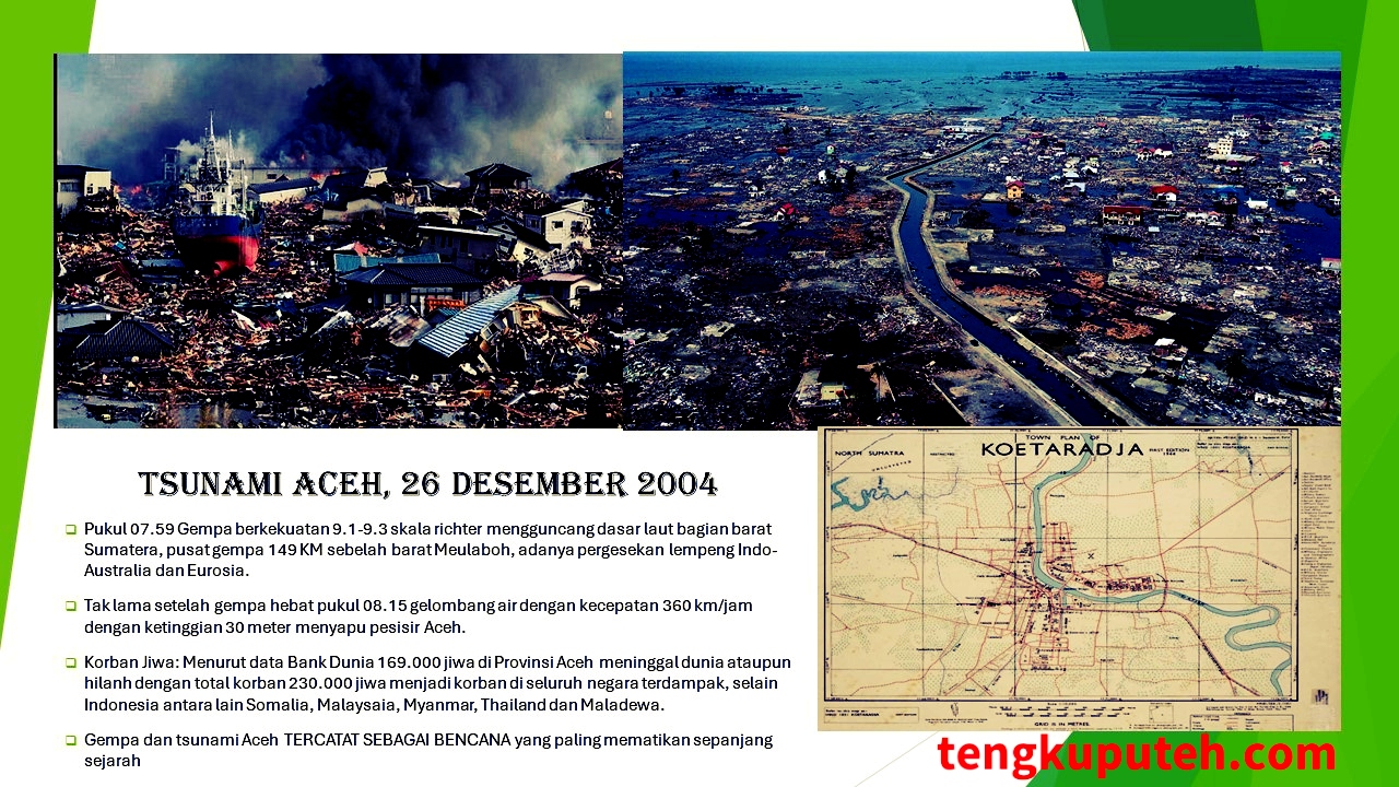Infografis Tsunami Aceh, 26 Desember 2004 dari situs tengkuputeh.com